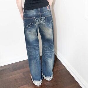 Bape Patterned Jeans